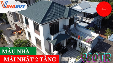 Mẫu Nhà Mái Nhật 2 Tầng 3 Phòng Ngủ   Xây Nhà Trọn Gói Hải Dương