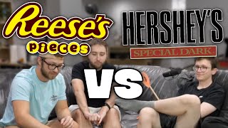 Reeses Pieces vs. Hersheys Dark Chocolate @ScottsSnippets