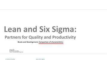 43 Lean and Six Sigma Comparison