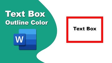 How to change outline color of text box in Word
