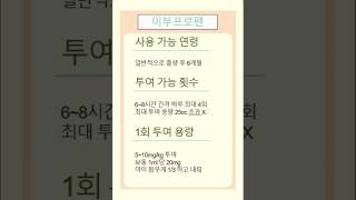 아이들이 열이 날 때 해열제 교차복용에 대해서....
