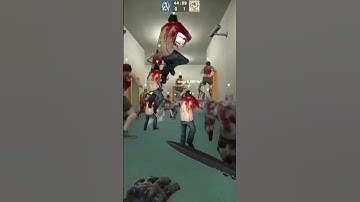 60 Zombies vs 1 Human! CSGO Clip #shorts #csgo #csgozombiemode