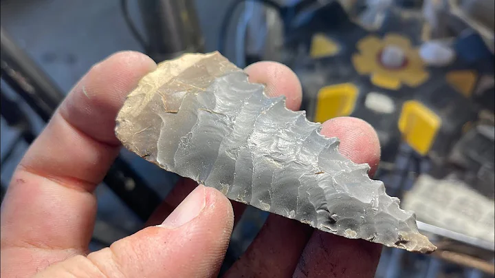 How do you get those long flake scars on your serrations?