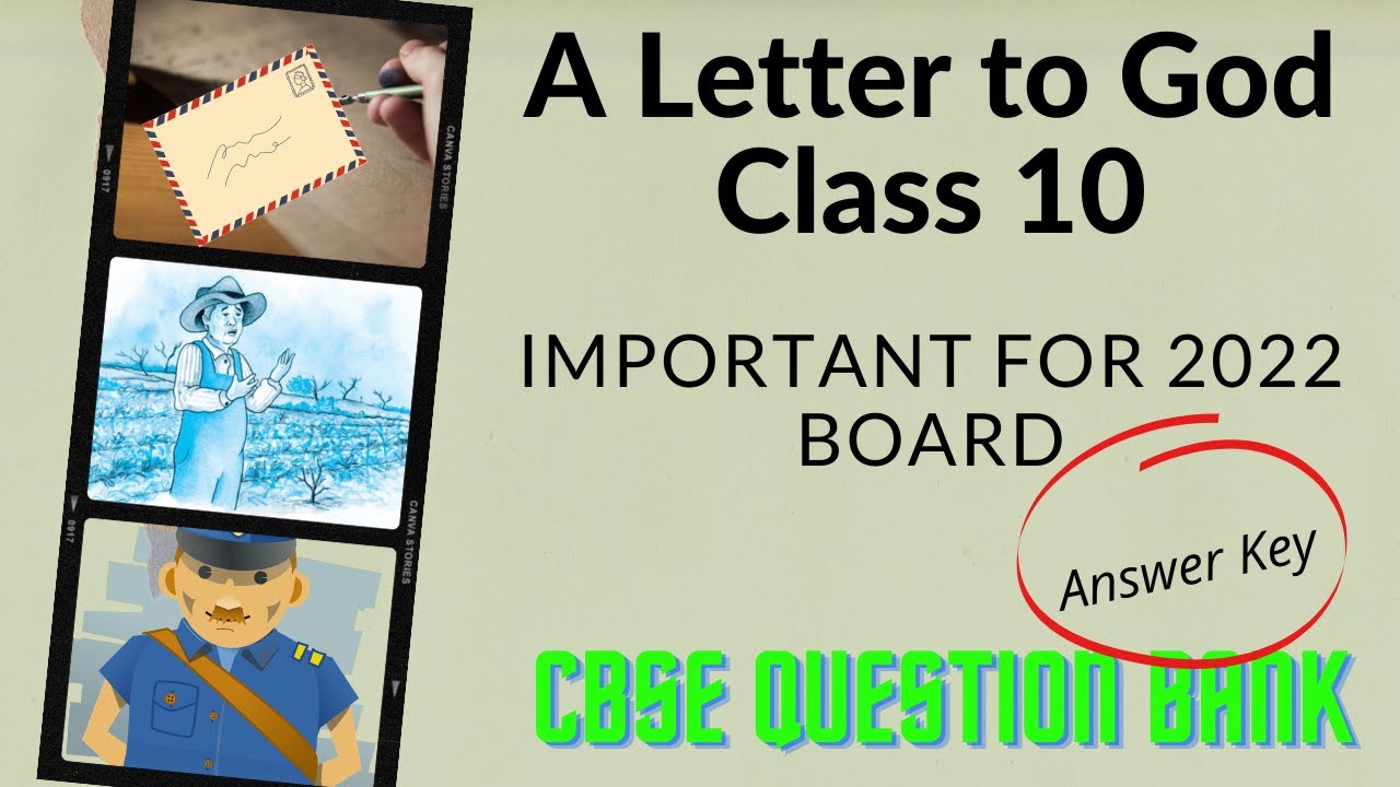 A Letter To God Class 10 Extra Question For 22 Board