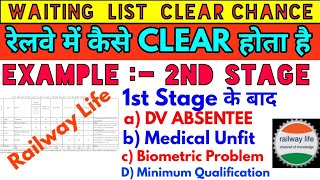 Railway 2nd Stage Waiting List कैसे Clear होता है ALP Technician and Group D