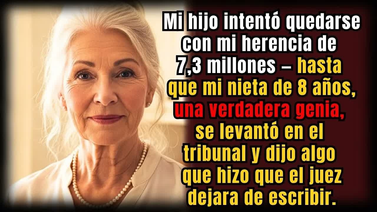 Mi hijo intentó robar mi herencia de 7,3 millones — pero mi nieta genia de 8 años lo desenmasc