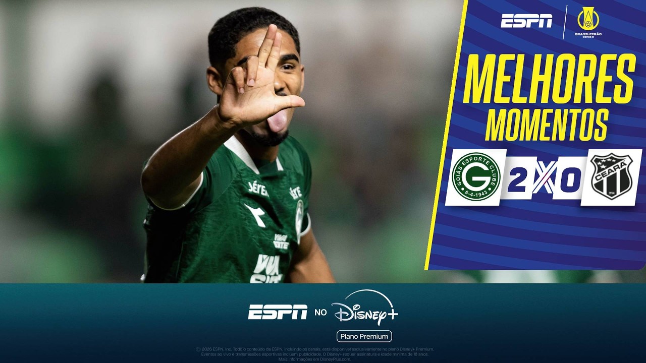 ALVO DE GRÊMIO E SANTOS JOGA, GOIÁS FAZ GOLAÇO DE VOLEIO E VENCE O CEARÁ | MELHORES MOMENTOS