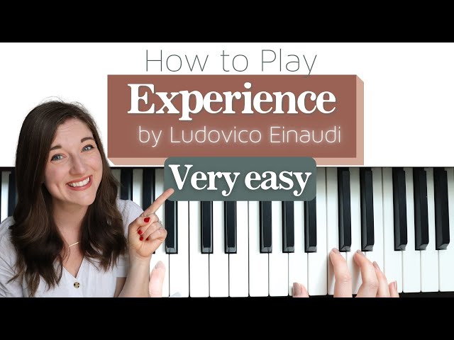SIMPLIFIED u0026 Easy Piano Tutorial for Experience by Ludovico Einaudi class=
