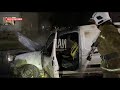 В Пскове посреди улицы загорелся автомобиль