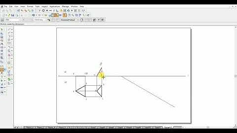 CAED To draw a triangular lamina resting on HP on its corner given angle bw HP and plane