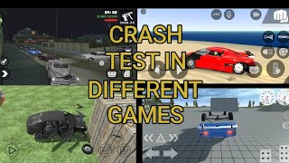 CRASHING CARS IN DIFFERENT ANDROID GAMES! | Car Crash test