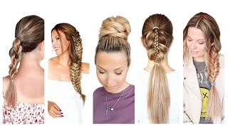 😍  EASY  Elegant Hairstyles Compilation 😍 Hairstyle Transformations