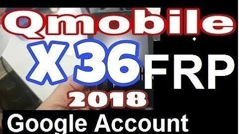 QMobile x36 7.0 frp bypass google account without pc