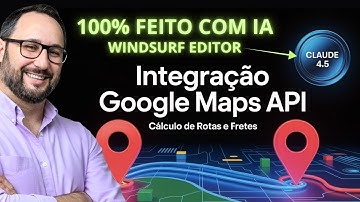 Cálculo de Rota usando Google Maps API 100% com IA do Claude 4.5