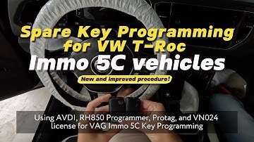 New and Improved: Easier VW T-Roc Immo 5C Spare Key Programming