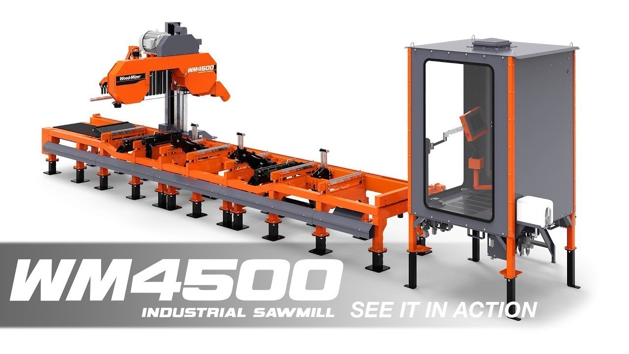 WM4500 Industrial Sawmill in Action | Wood-Mizer - YouTube