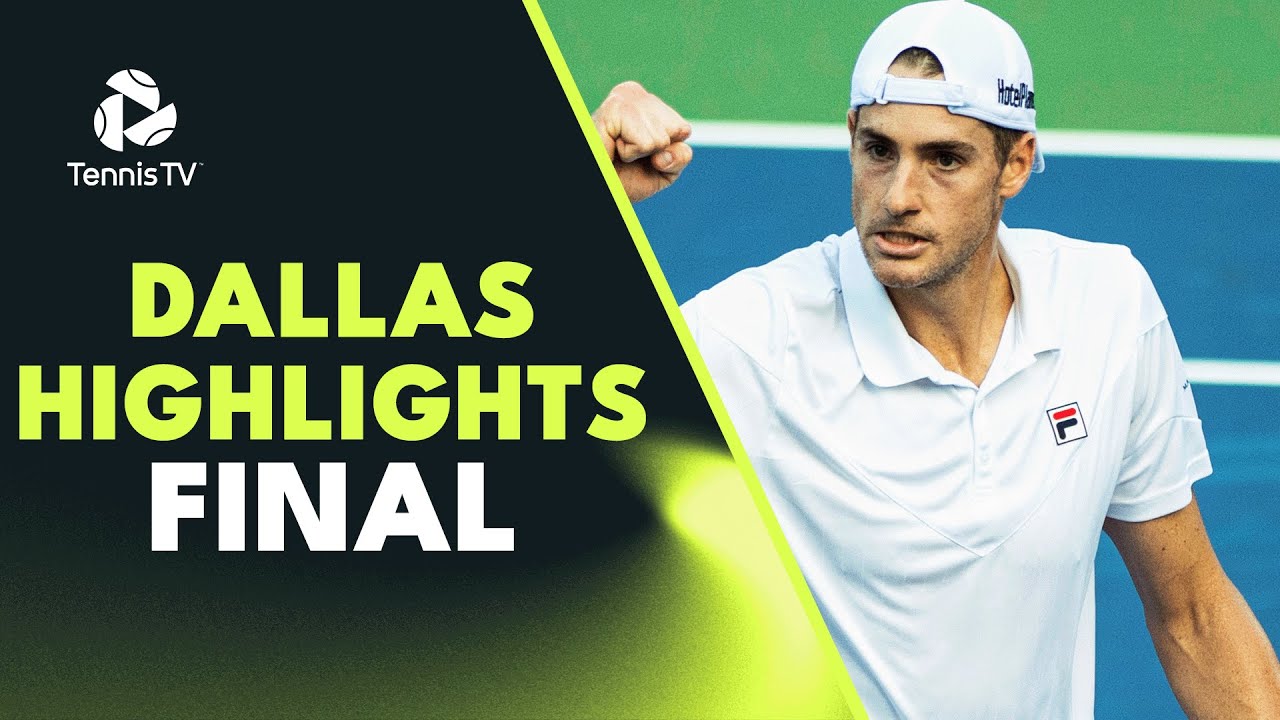 Yibing Wu vs John Isner EPIC! Dallas 2023 Final Highlights