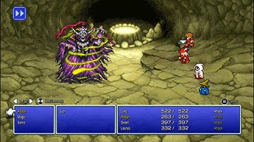 FINAL FANTASY I: Pixel Remaster - Lich, Fiend of Earth,  Cavern of Earth