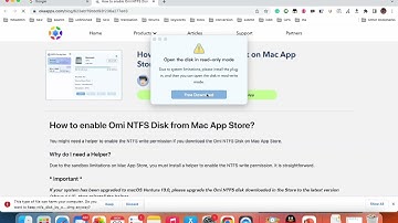 Read and Write NTFS Disk on Mac