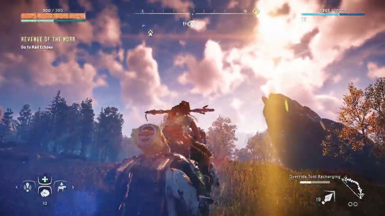 OVERRIDING A STRIDER IN HORIZON ZERO DAWN