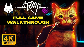 Stray Gameplay - Full Game Walkthrough Part 1 - No Commentary [4K 60fps]