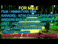 Kitni Chahat Chupaye Baitha Hoon Karaoke With Lyrics For Male Only D2 Babul Sadhna Himmatvar 1996