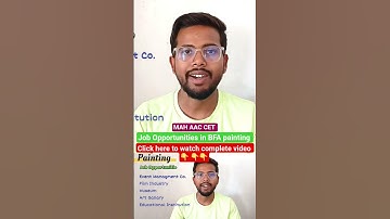 Job Opportunities in BFA Painting | job Opportunities after mah aac cet | #bfa #mahaaccet #painting