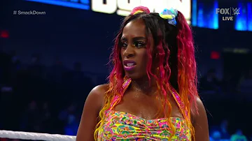 Naomi vs Shayna Baszler Sonya Deville Special Guest Referee - WWE Smackdown 10/29/21 (Full Match)