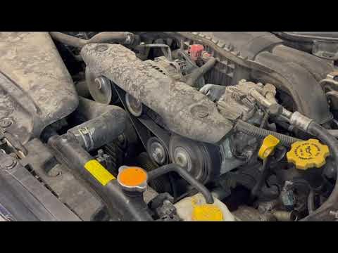 2012 Subaru Outback Belt Replacement - YouTube