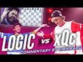 Hikaru Loses All His Money - Logic VS xQc Chess Match