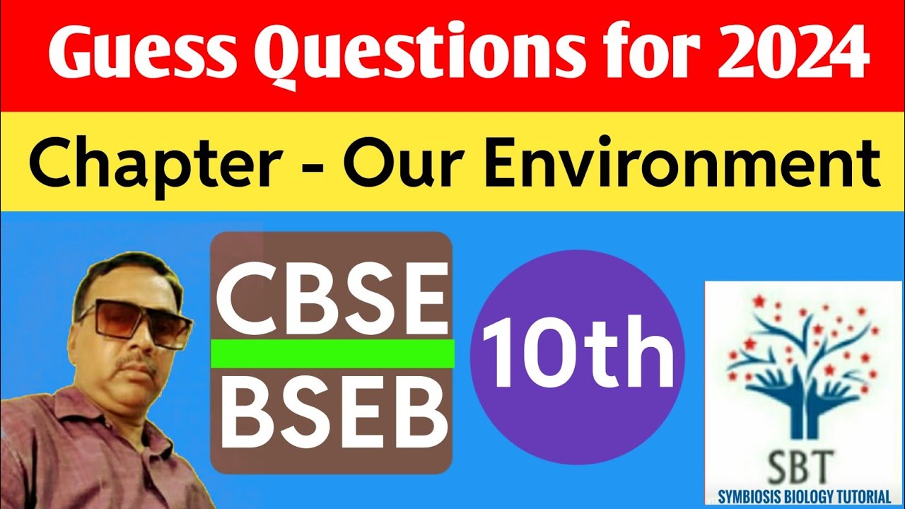 Class 10th Our Environment Important Questions YouTube Class 10th Our Environment Important Questions YouTube