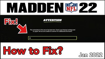 How to fix Madden 22 Connection Issue/ Community Files Tab for Xbox and PlayStation