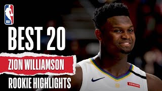 Zion Williamson's 20 BEST Rookie Highlights