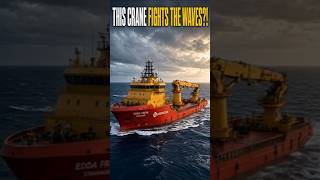 How Does a 400 Tonne Crane Fight Ocean Waves! 🏗️ #HeaveCompensation