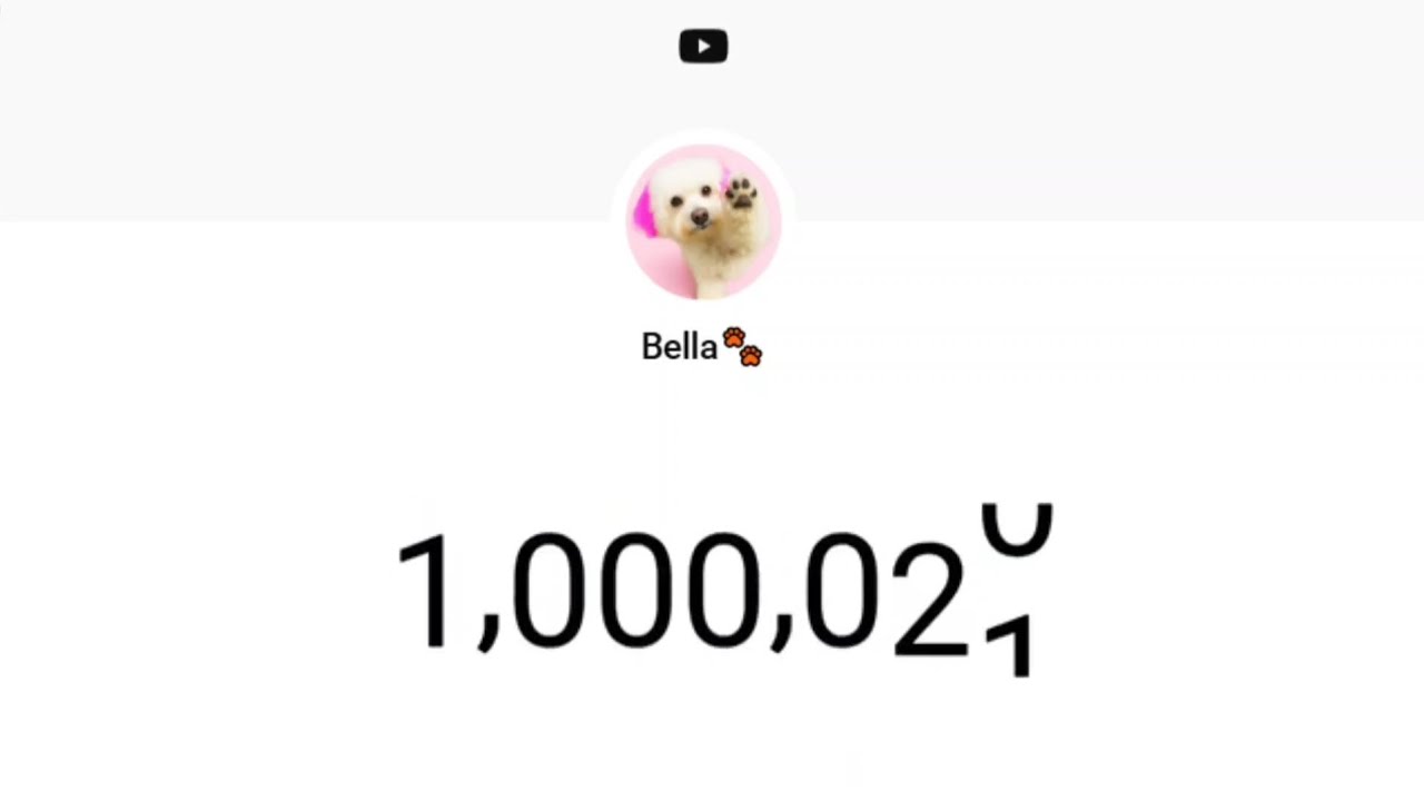 1 Million Subscribers Count | Live - YouTube