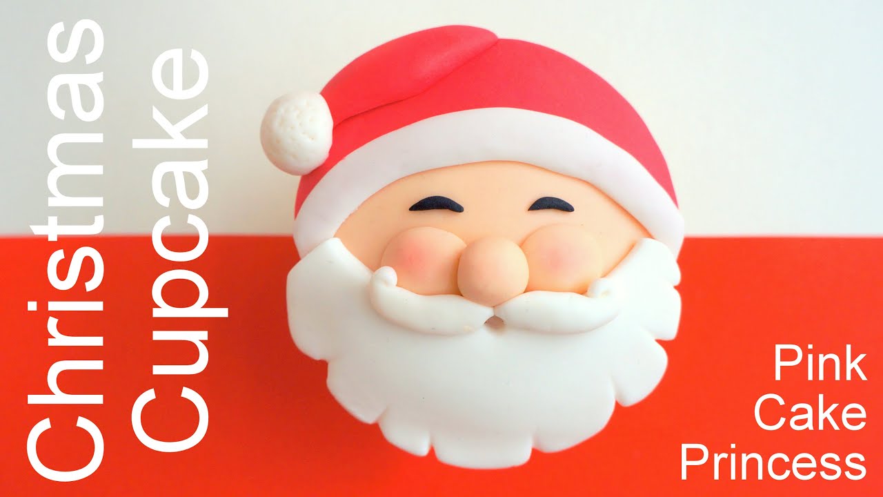 Christmas Cupcakes - How to Make Santa Claus Cupcake by Pink Cake Princess
