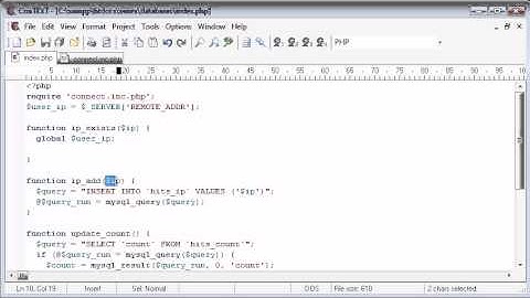 Beginner PHP Tutorial - 125 - Creating a Database Hit Counter Part 3