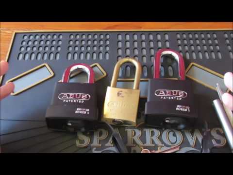 Взлом отмычками ABUS 83WP/63   [45] Abus 83WP/63 review, pick, and disassembly ()