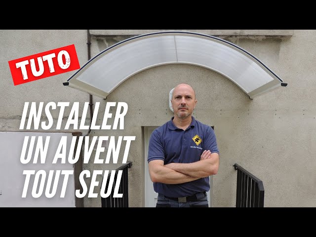 VOUNOT Auvent de Porte d'entrée Toit Marquise en…