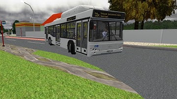 PBSU рейс на маз 103.965 по маршруту 34к на карте Москва