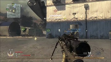 INSANE NO SCOPE MW2 DOUBLE HEADSHOT