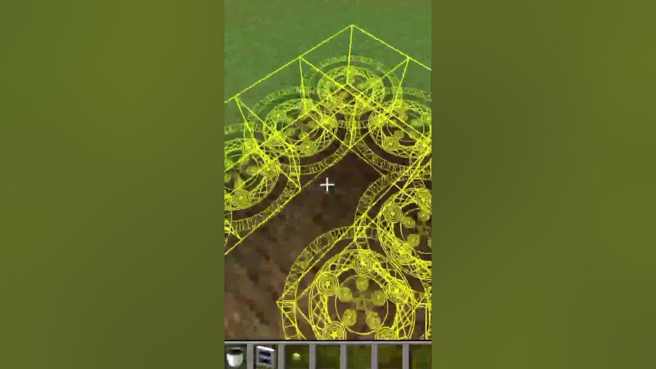 I added mahoujin projector in minecraft creative mode 2023 shorts