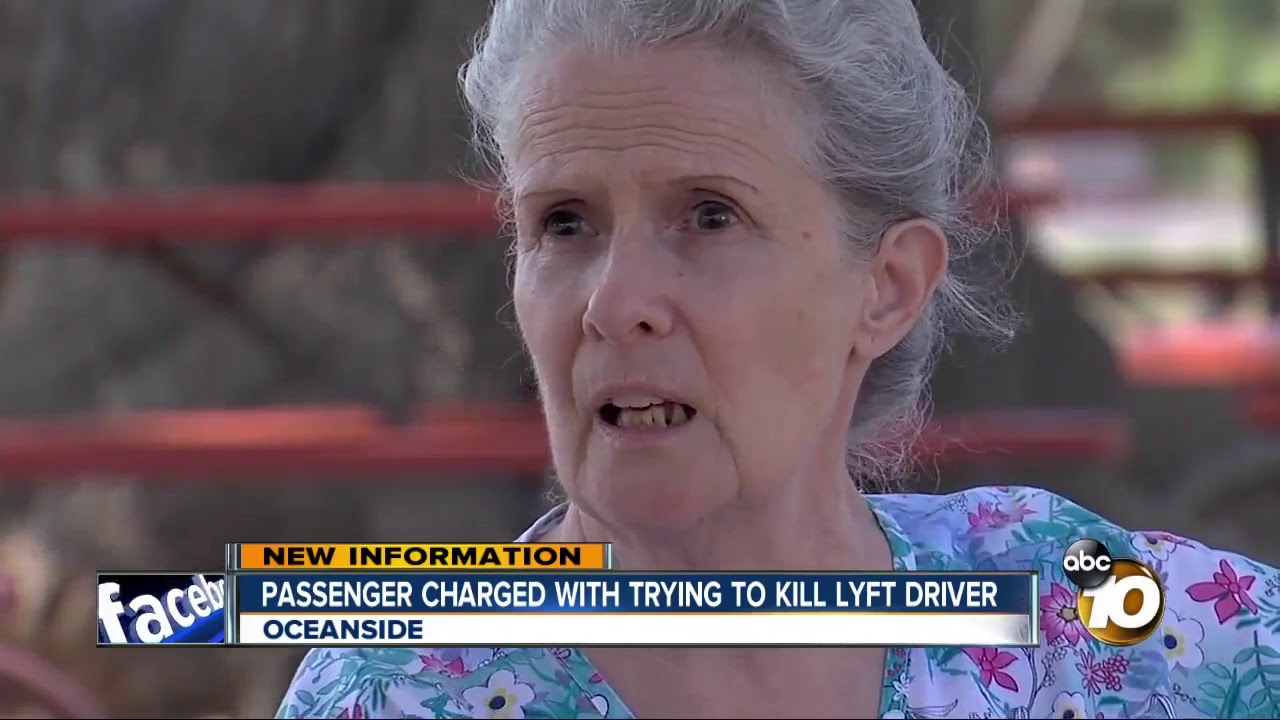 Passenger charged with trying to kill Lyft driver - YouTube