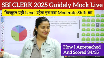 SBI CLERK 2025 Guidely Mock How to Score 35/35 in Quant Section in SBI Clerk | Minakshi Varshney