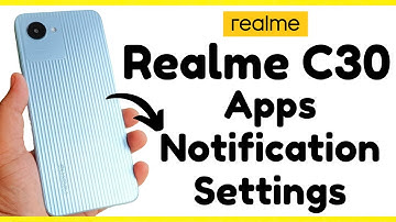 Realme C30 Apps Notification Settings | notifications in realme c30 (RMX3581)