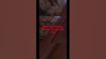 Most terrifying sounds in gorilla tag pt.2 #gorillatag #fyp #shorts #trending