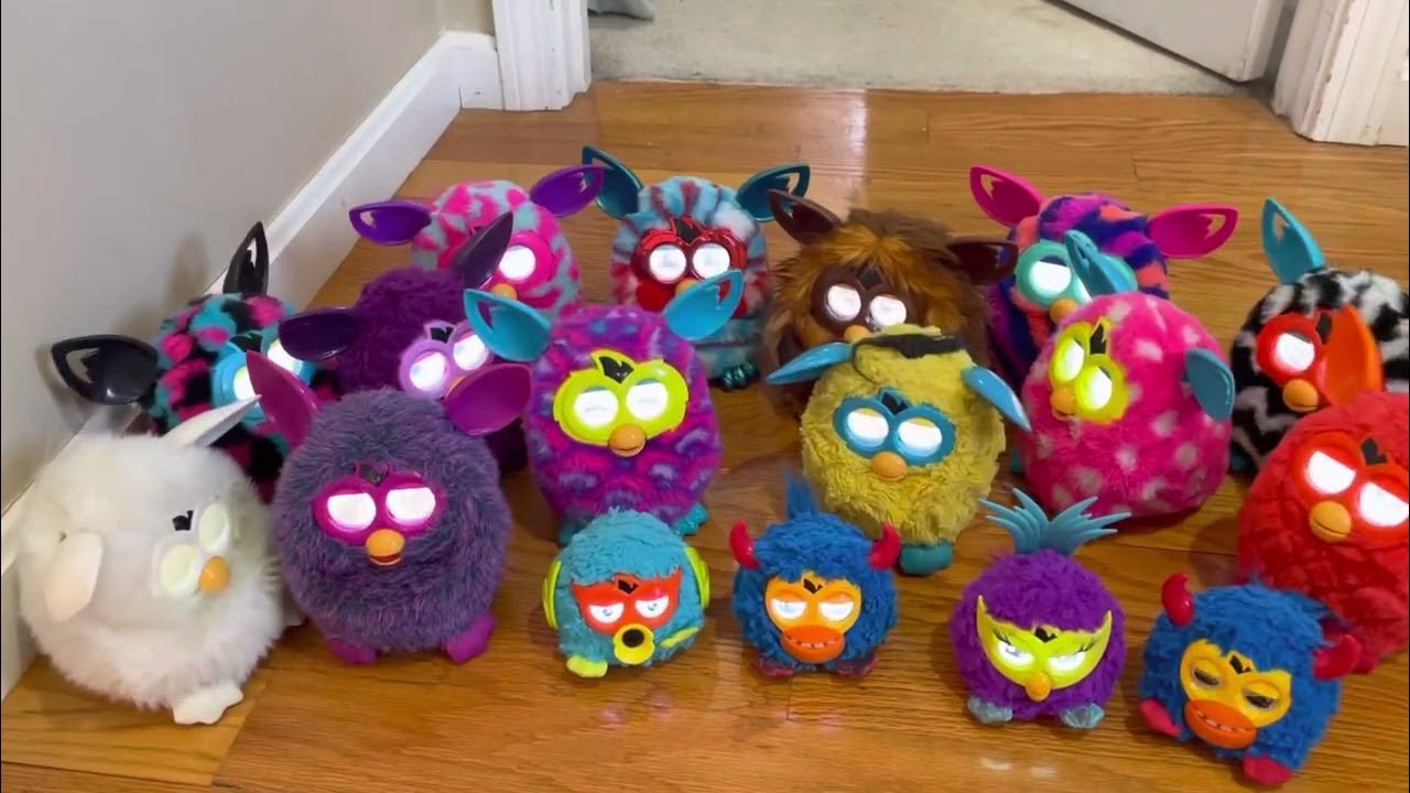 7 Furby booms 5 2012 Furbies Furbacca and 4 Furby party rockers YouTube