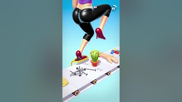 Heel Step Smash 👠 43 Level Gameplay Walkthrough | Best Android, iOS Games #shorts