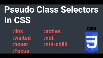 Learn Pseudo Class Selector in 5 minutes | CSS Tutorial