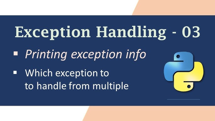 Exception Handling in Python